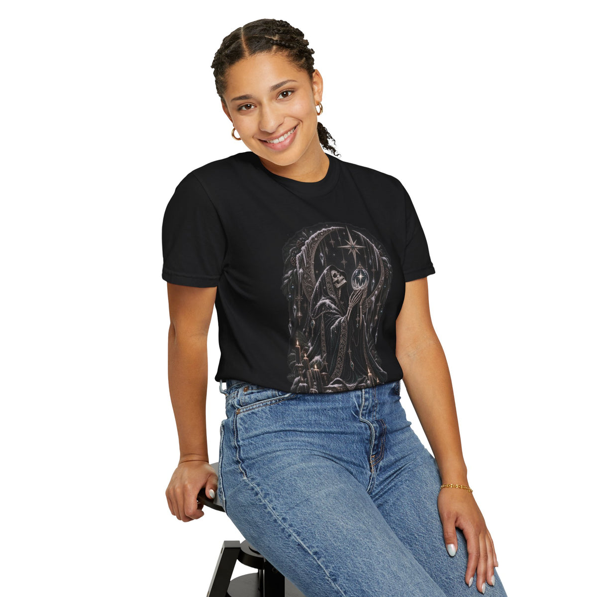 Christmas Skeleton T-Shirt — Gothic Holiday Graphic Tee