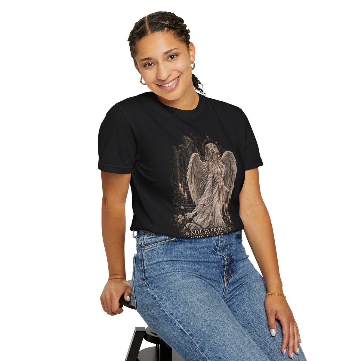 Angel Guardian T-Shirt — “Not Everyone Who Wanders”