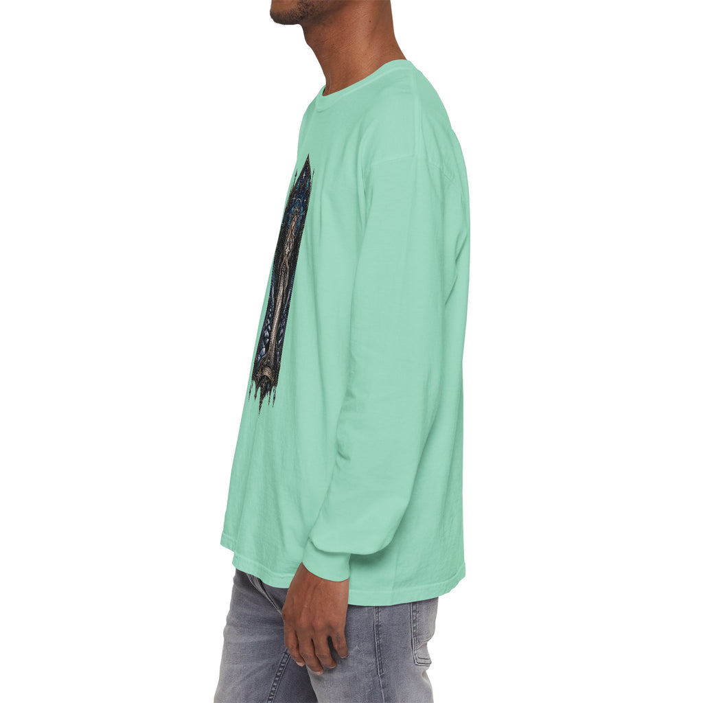 Stained Glass Angel Long Sleeve Tee