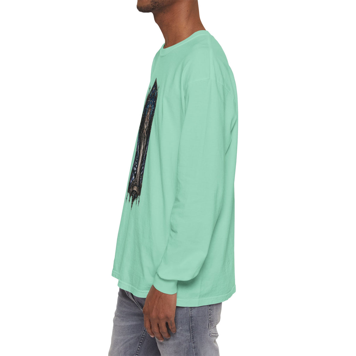 Stained Glass Angel Long Sleeve Tee