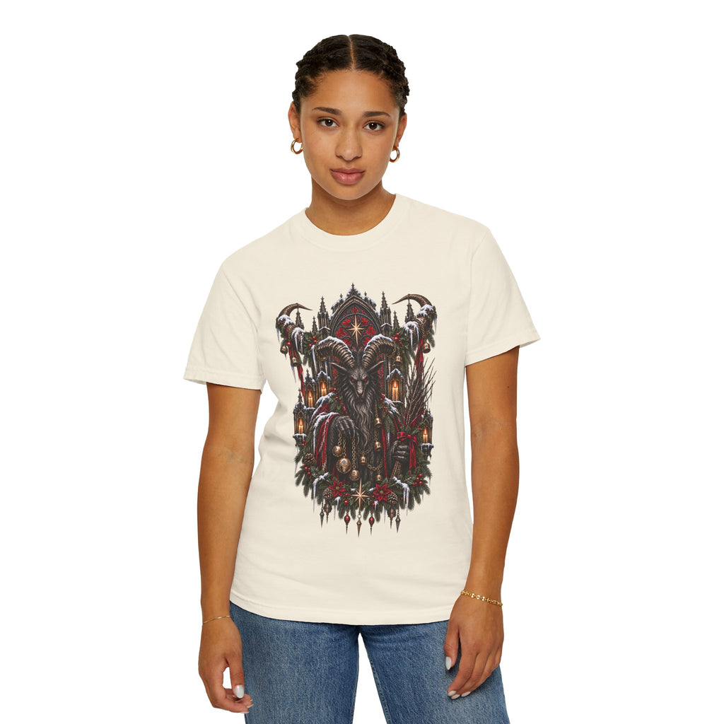 Krampus T-Shirt — Dark Alpine Christmas Folklore Art