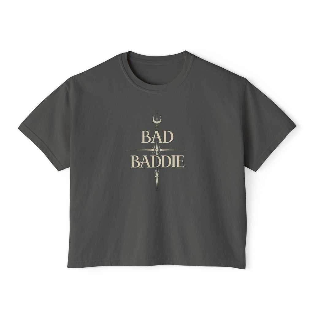 Bad Baddie Boxy T-Shirt — Dark Graphic Tee
