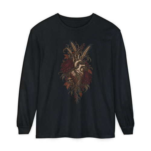 Autumn Heart Anatomy Long Sleeve Tee