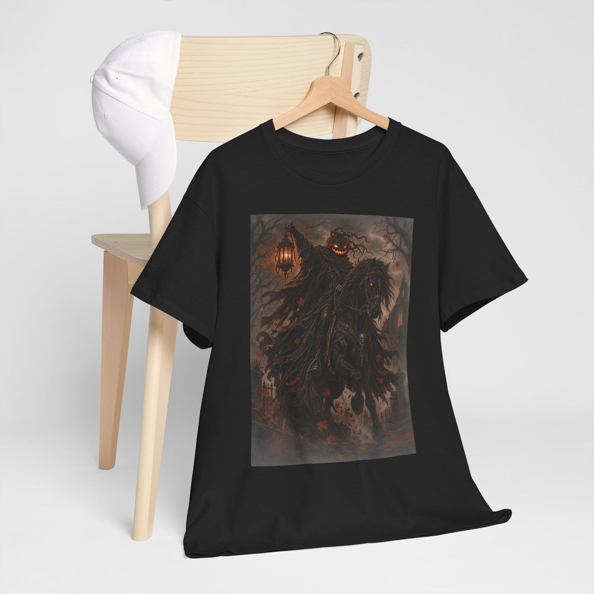 Pumpkin Rider T-Shirt — Jack-O’-Lantern Halloween Graphic