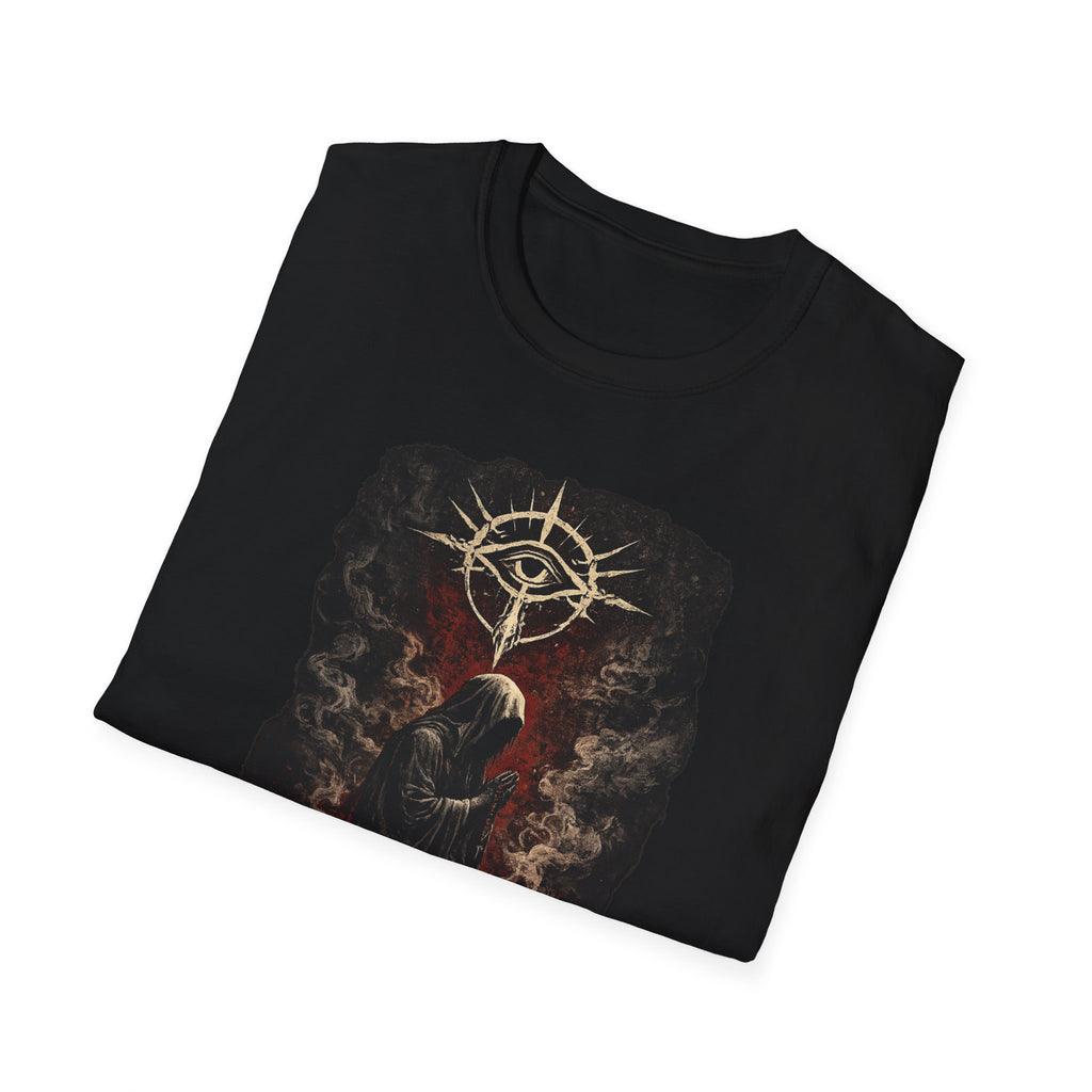 Worship Gothic Eye T-Shirt — Dark Religious Art