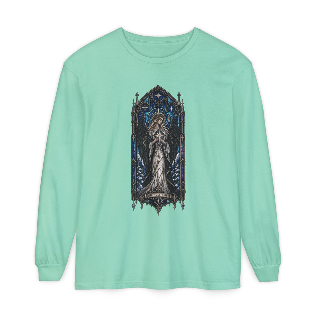 Stained Glass Angel Long Sleeve Tee