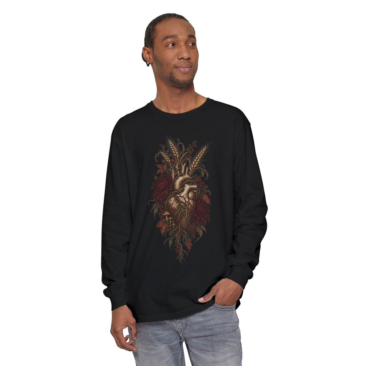 Autumn Heart Anatomy Long Sleeve Tee