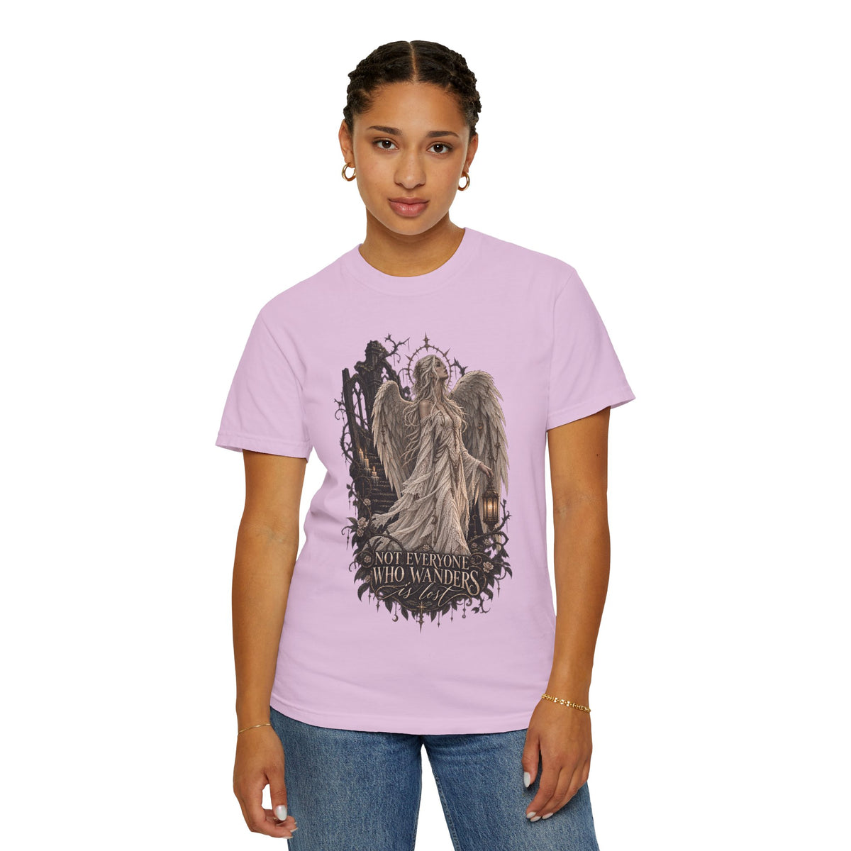 Angel Guardian T-Shirt — “Not Everyone Who Wanders”