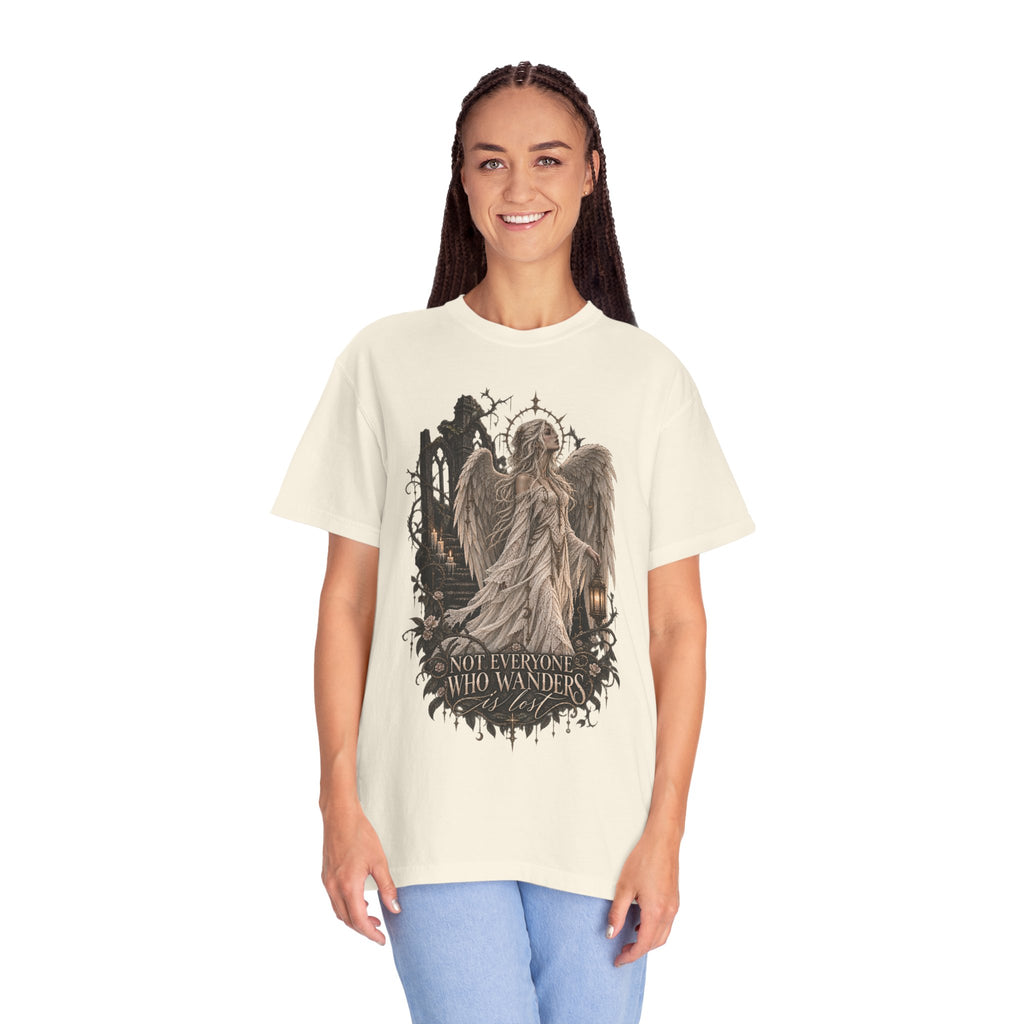 Angel Guardian T-Shirt — “Not Everyone Who Wanders”
