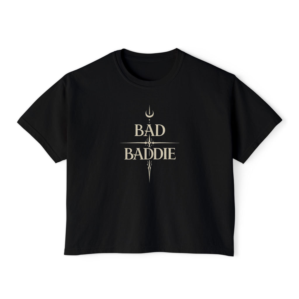 Bad Baddie Boxy T-Shirt — Dark Graphic Tee