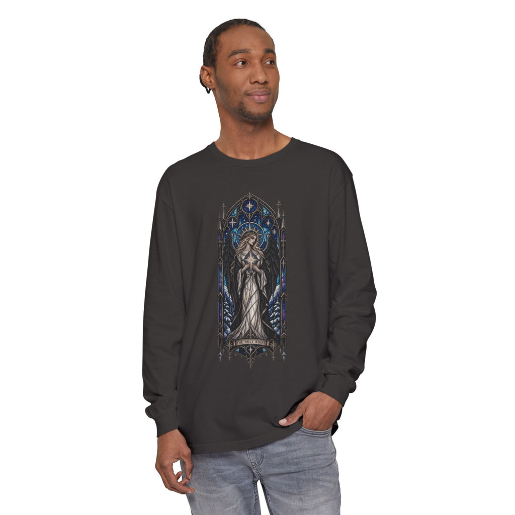Stained Glass Angel Long Sleeve Tee