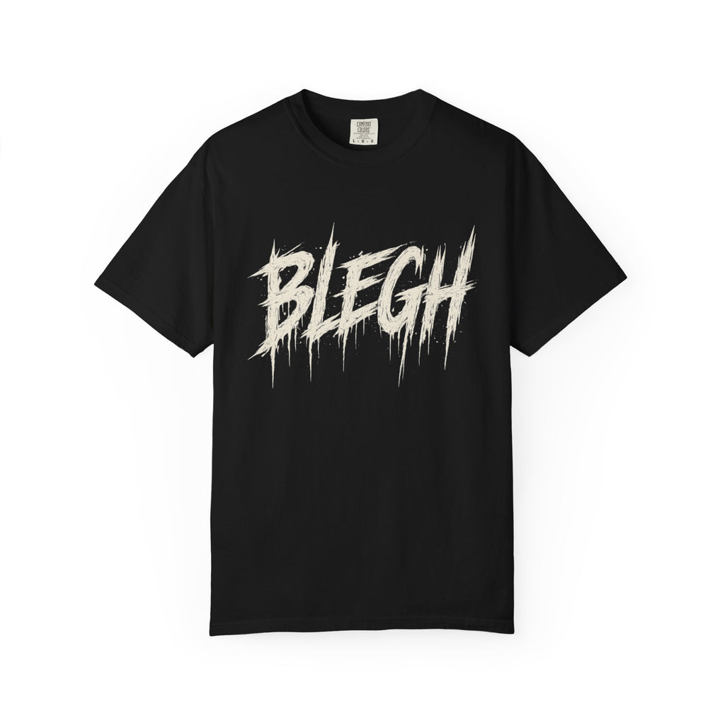 Blegh Brush Script T-Shirt — Grunge Graphic Tee
