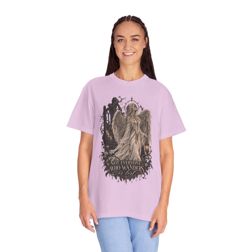 Angel Guardian T-Shirt — “Not Everyone Who Wanders”