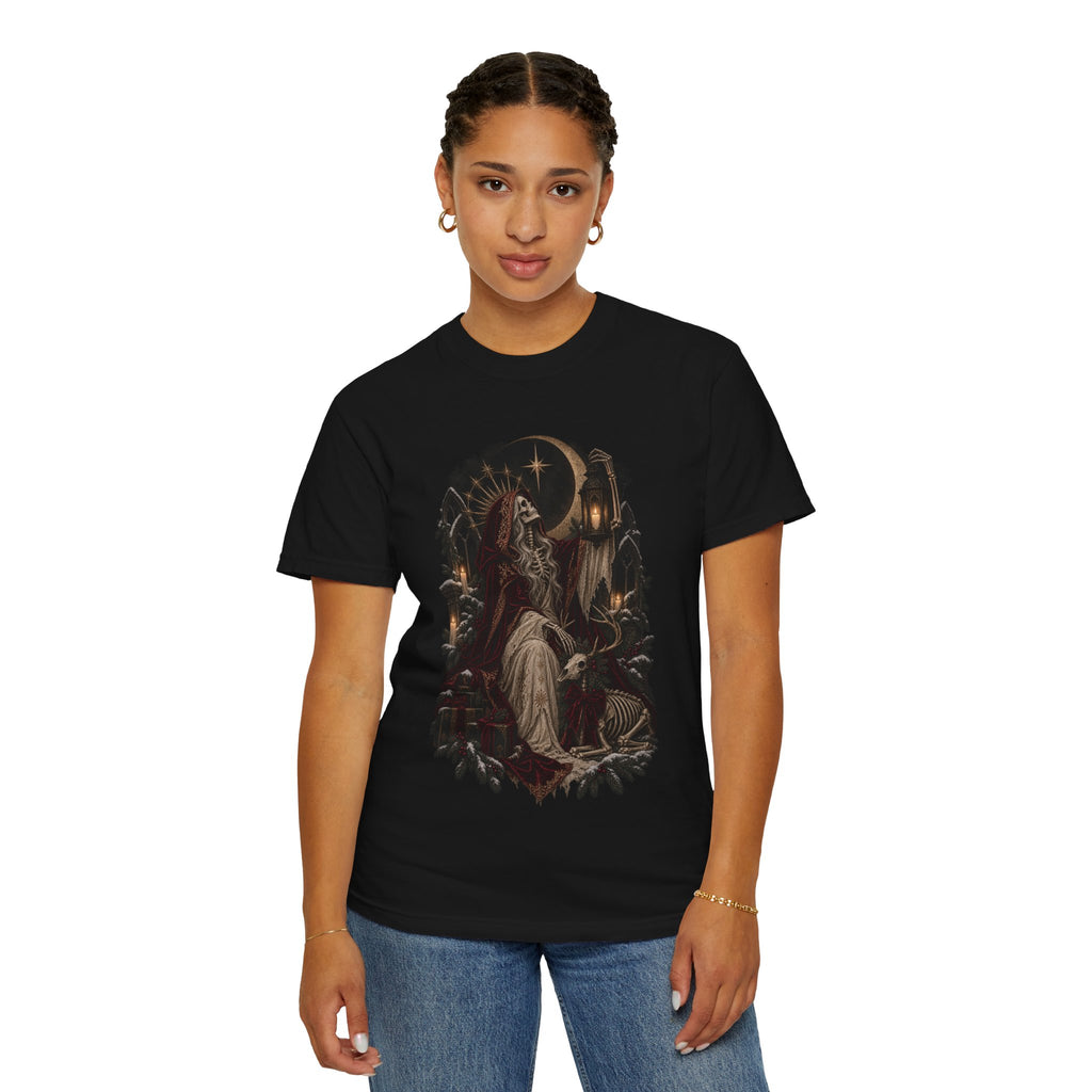 Gothic Nativity T-Shirt — Vintage Holy Family Christmas Art