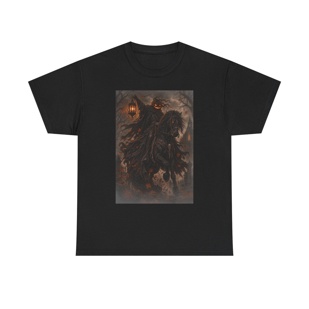 Pumpkin Rider T-Shirt — Jack-O’-Lantern Halloween Graphic