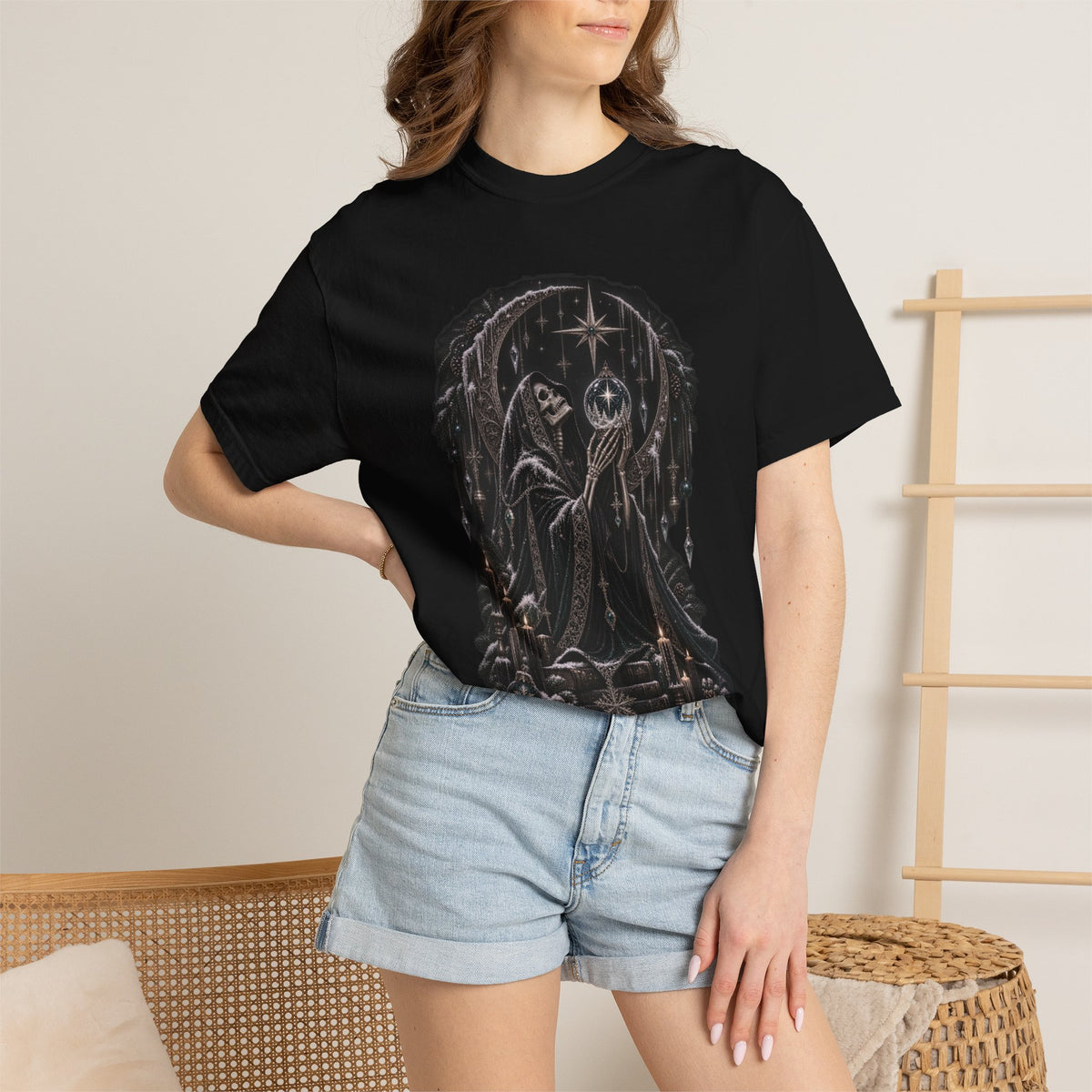 Christmas Skeleton T-Shirt — Gothic Holiday Graphic Tee