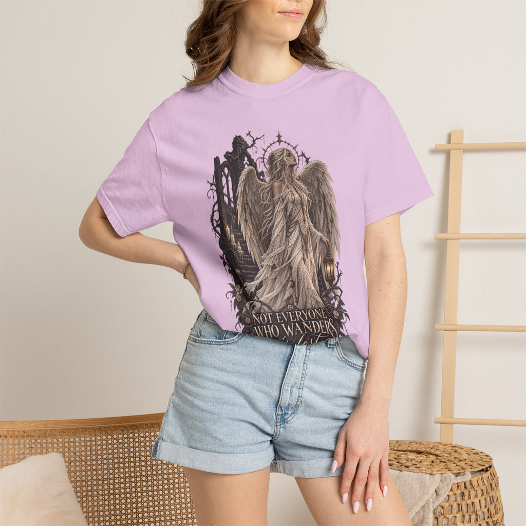 Angel Guardian T-Shirt — “Not Everyone Who Wanders”