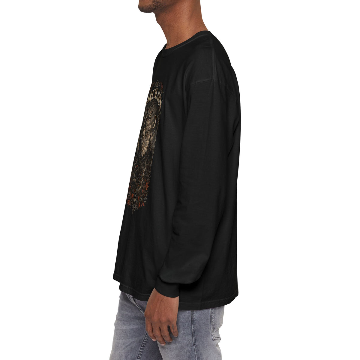 The Dark Season Long-Sleeve T-Shirt — Gothic Halloween Graphic