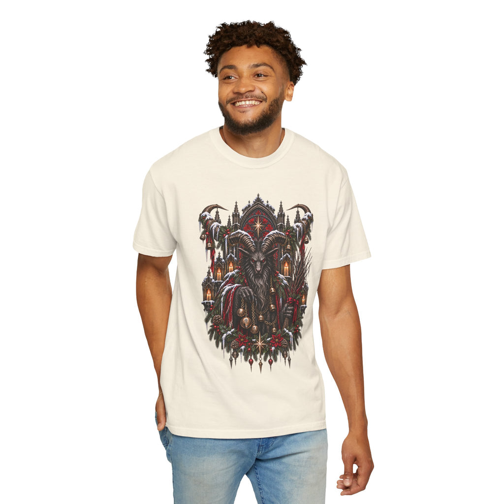 Krampus T-Shirt — Dark Alpine Christmas Folklore Art