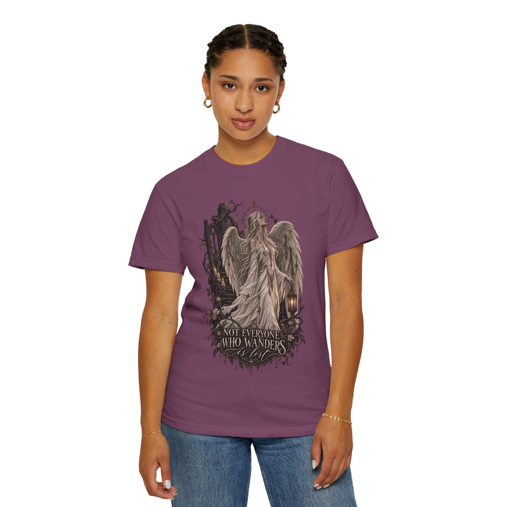 Angel Guardian T-Shirt — “Not Everyone Who Wanders”