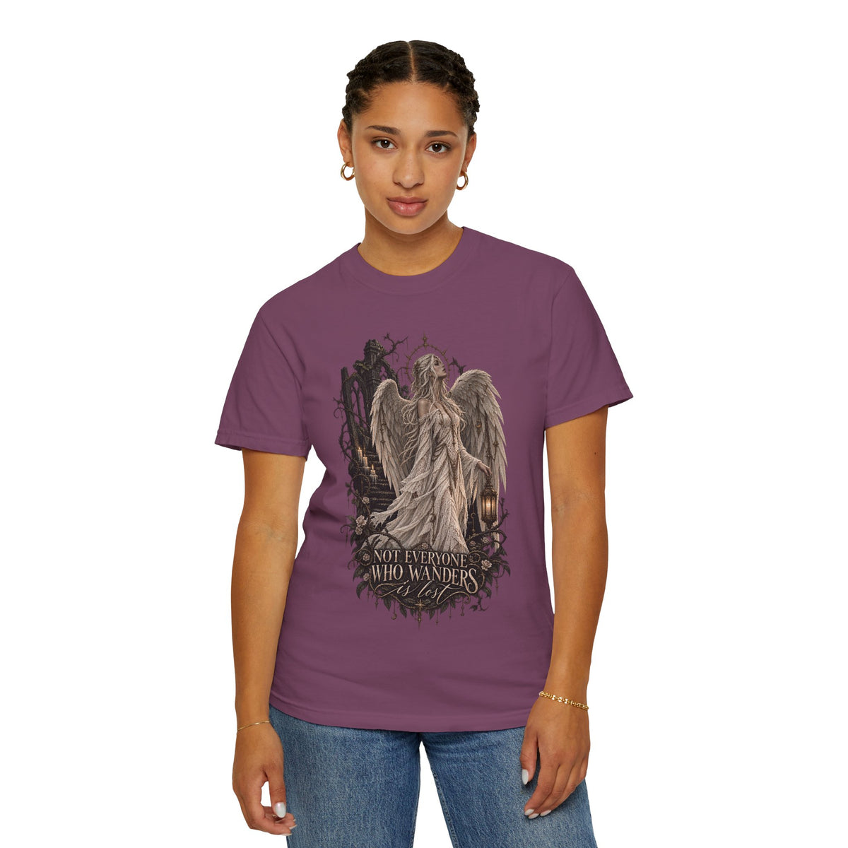 Angel Guardian T-Shirt — “Not Everyone Who Wanders”
