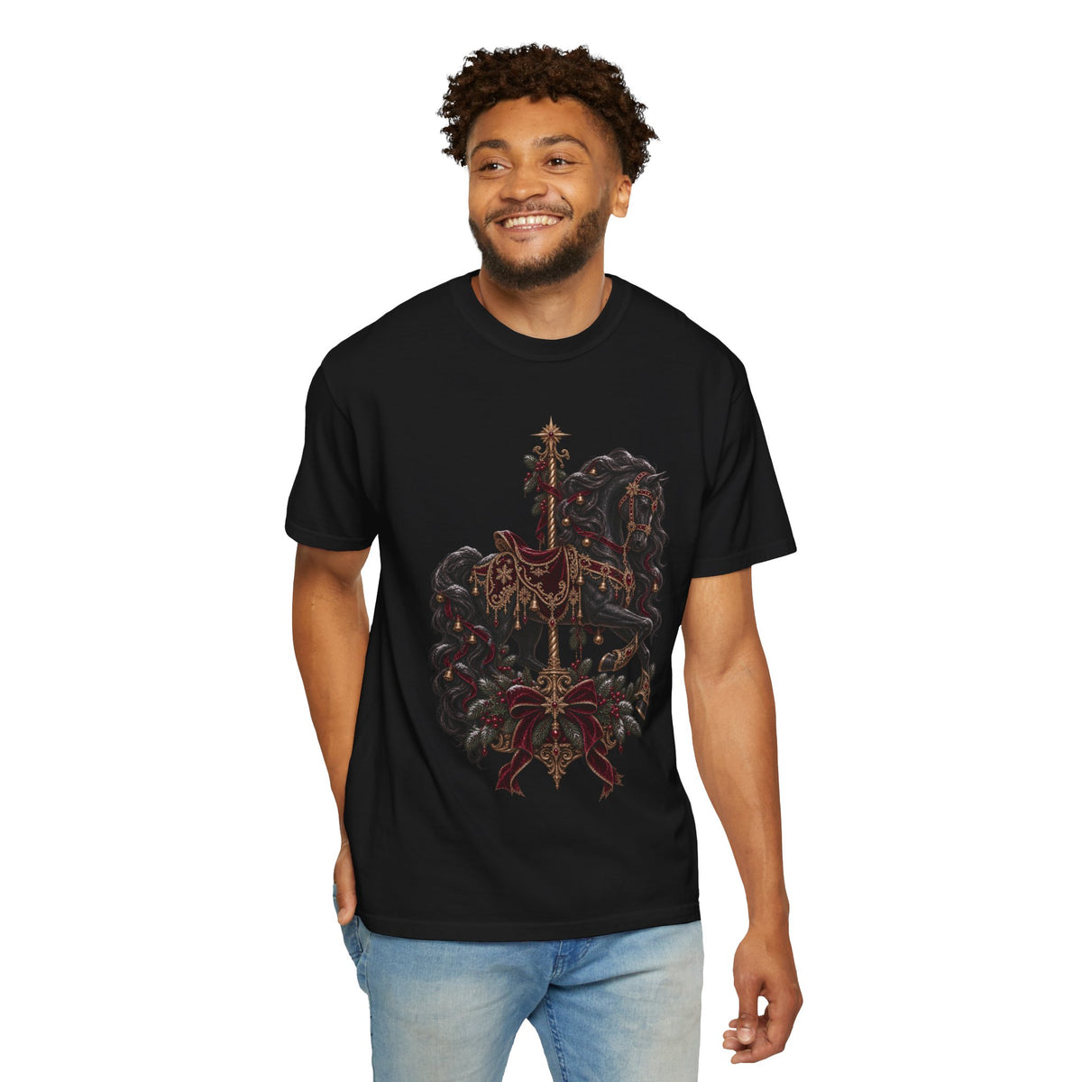 Carousel Horse T-Shirt — Vintage Carnival Ride