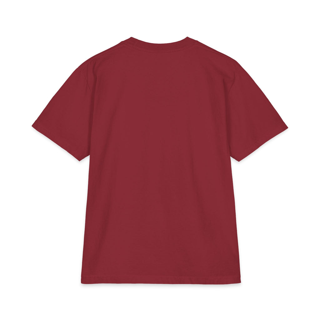 Heron & Ruins Graphic T‑Shirt — Gothic Nature Scene