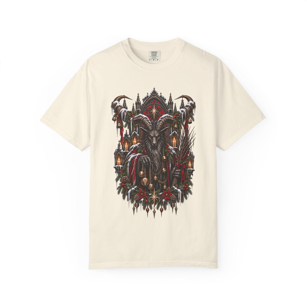 Krampus T-Shirt — Dark Alpine Christmas Folklore Art
