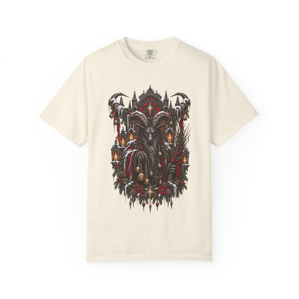 Krampus T-Shirt — Dark Alpine Christmas Folklore Art