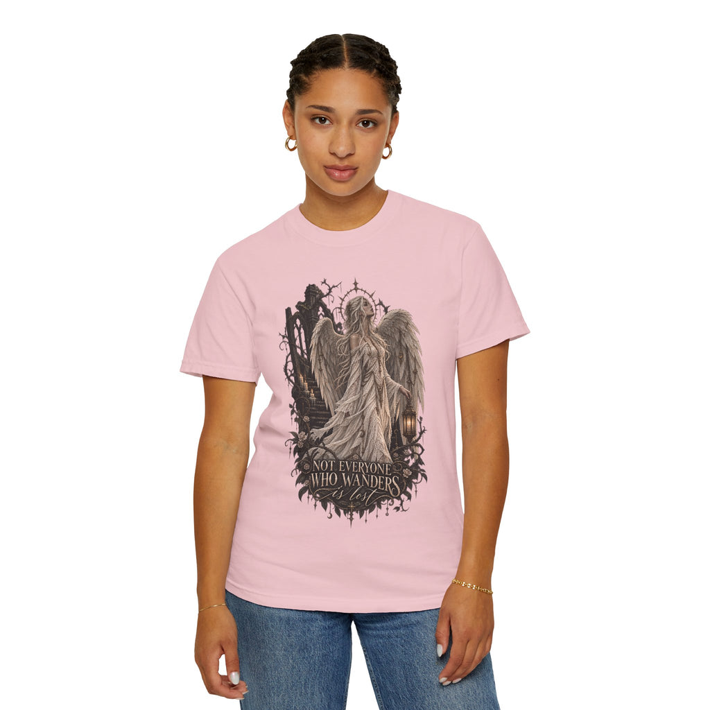 Angel Guardian T-Shirt — “Not Everyone Who Wanders”