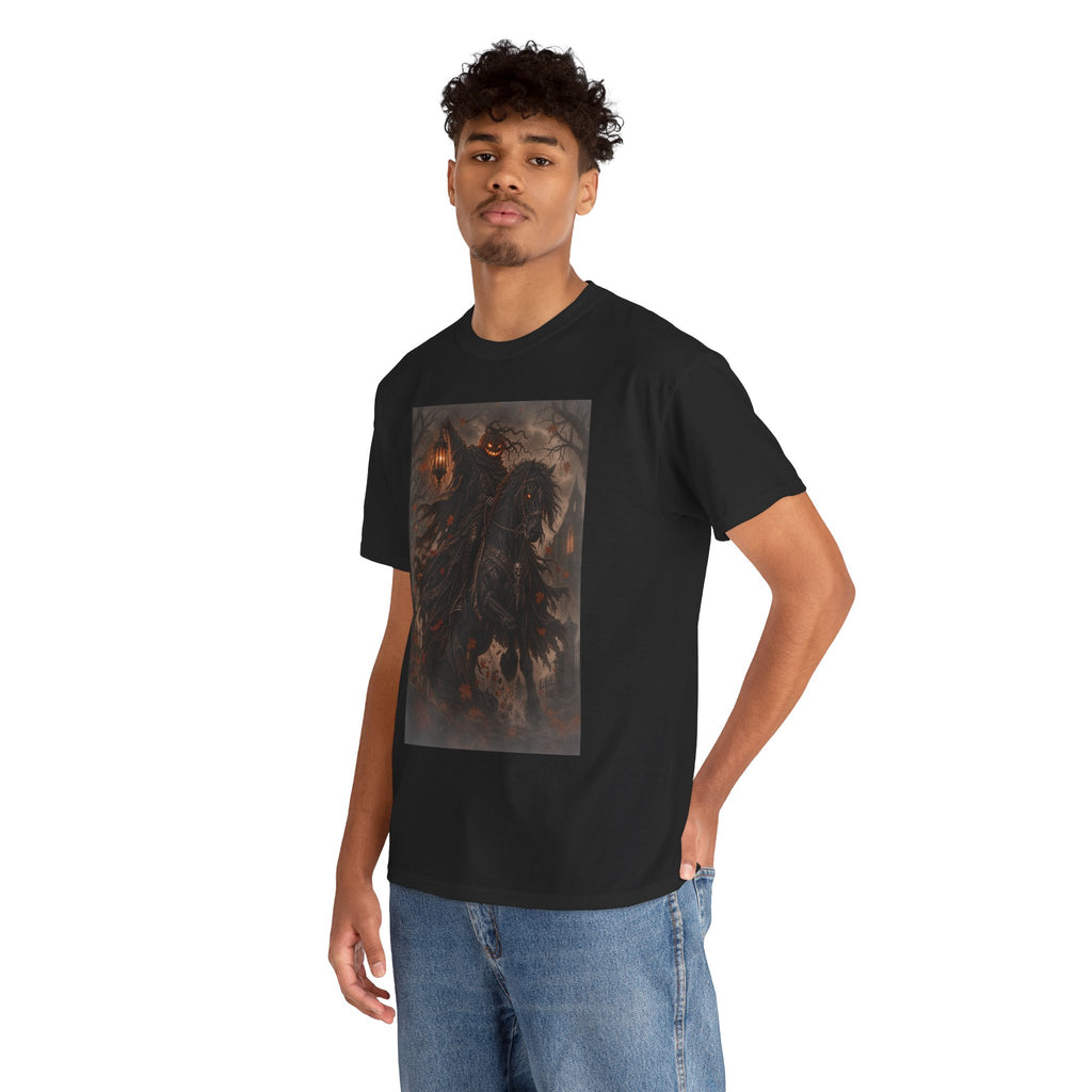 Pumpkin Rider T-Shirt — Jack-O’-Lantern Halloween Graphic
