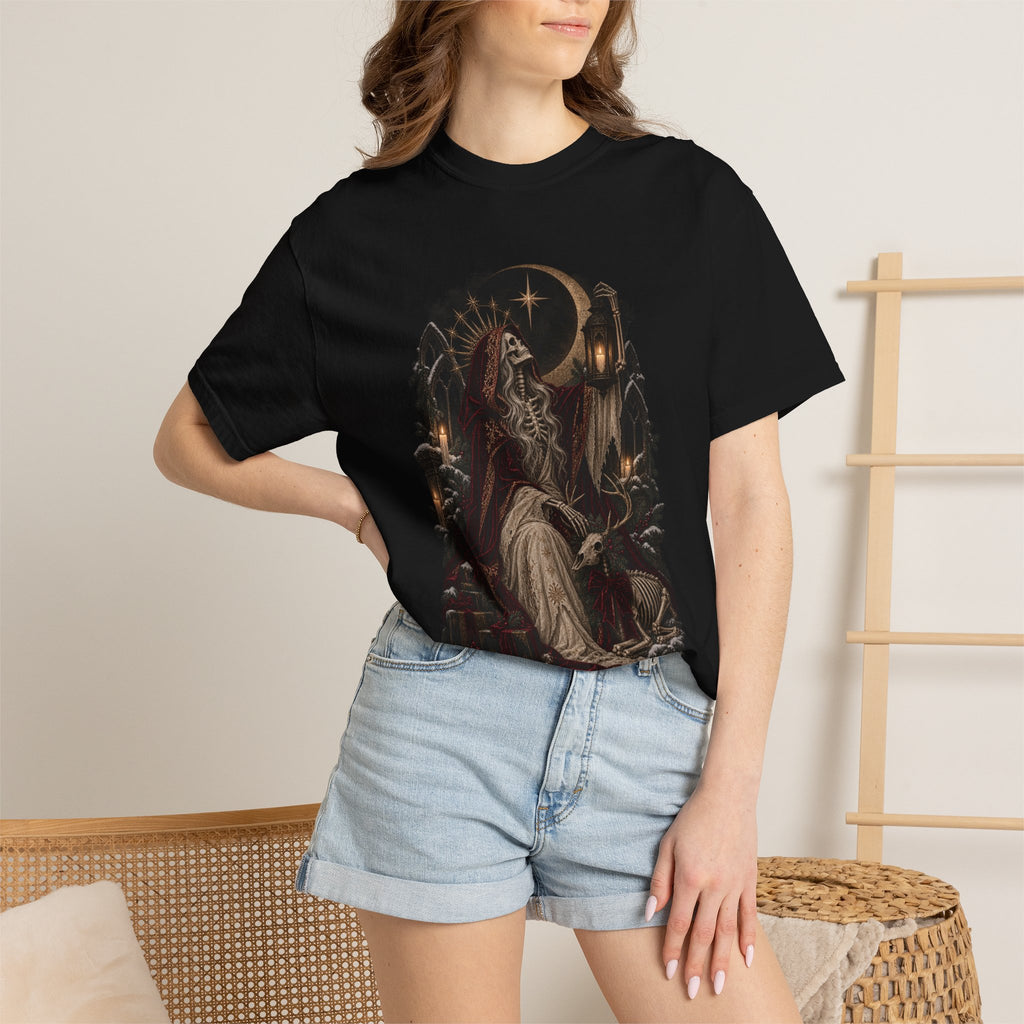 Gothic Nativity T-Shirt — Vintage Holy Family Christmas Art