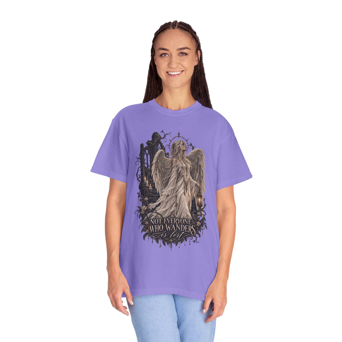 Angel Guardian T-Shirt — “Not Everyone Who Wanders”