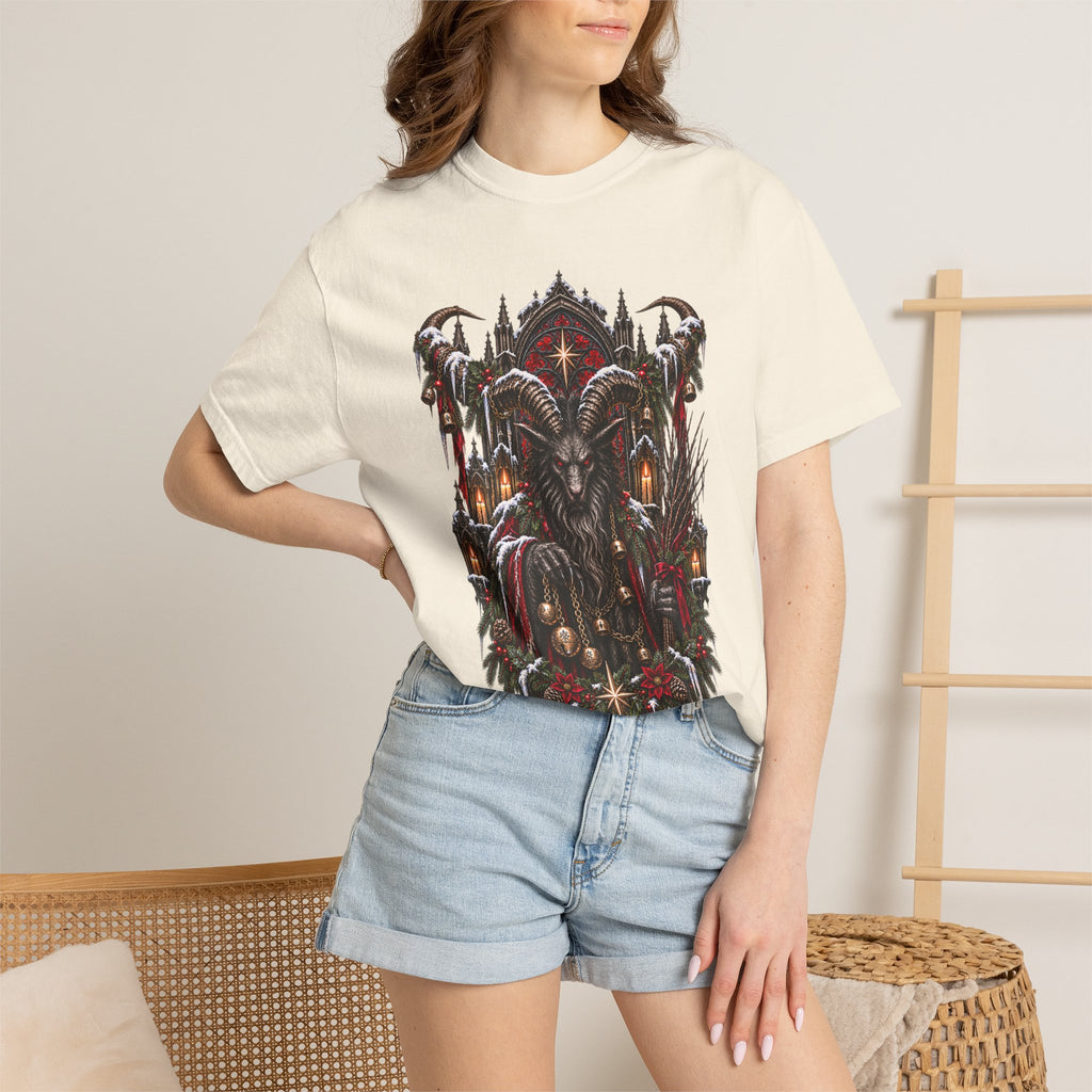 Krampus T-Shirt — Dark Alpine Christmas Folklore Art