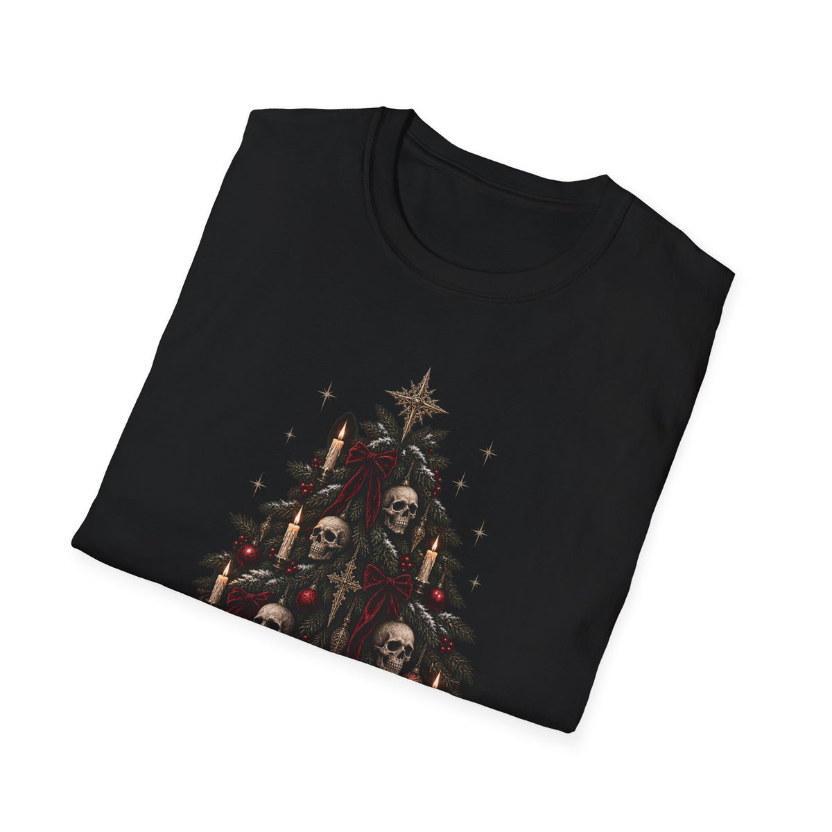 “Merry Gothmas” T-Shirt — Gothic Skull Christmas Tree