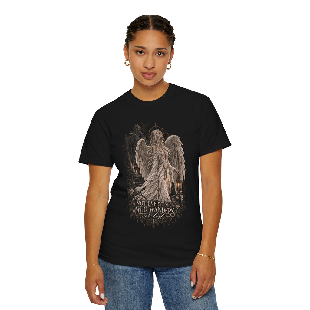 Angel Guardian T-Shirt — “Not Everyone Who Wanders”