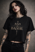 Bad Baddie Boxy T-Shirt — Dark Graphic Tee
