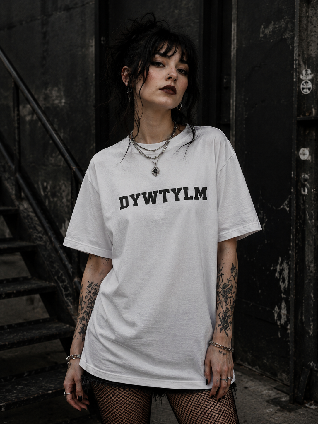 DYWTYLM T-Shirt — Minimal Text Graphic