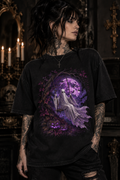 Halloween Ghost T-Shirt — Purple Moon Haunted Night Tee