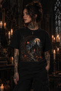 Halloween Haunted Castle T-Shirt — Spooky Pumpkin Night Graphic Tee