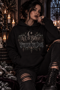 All Is Bright I Prefer The Dark Hoodie — Gothic Christmas Pullover