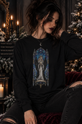 Stained Glass Angel Long Sleeve Tee
