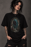 Gothic Fish T-Shirt — Underwater Ruins & Broken Statue
