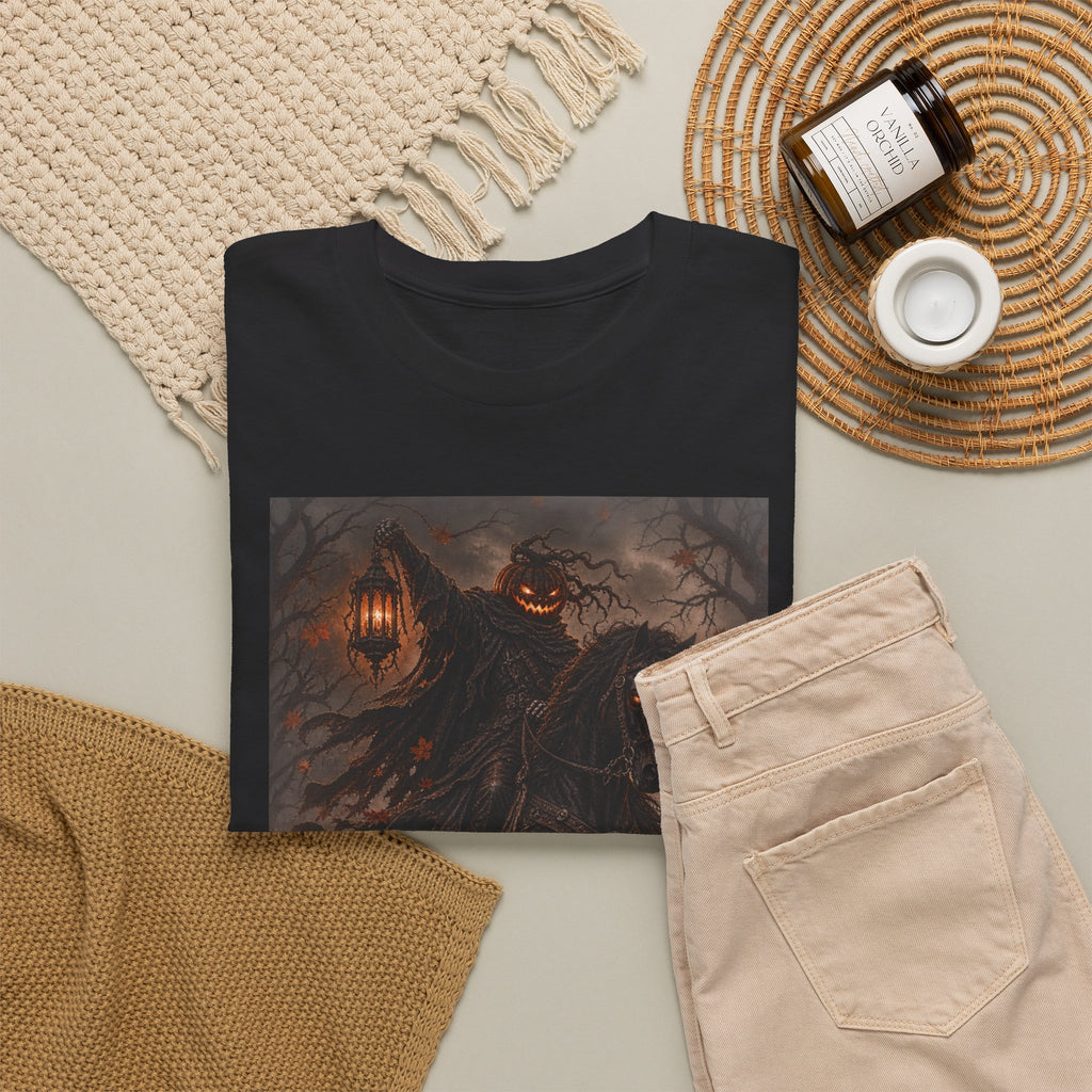 Pumpkin Rider T-Shirt — Jack-O’-Lantern Halloween Graphic