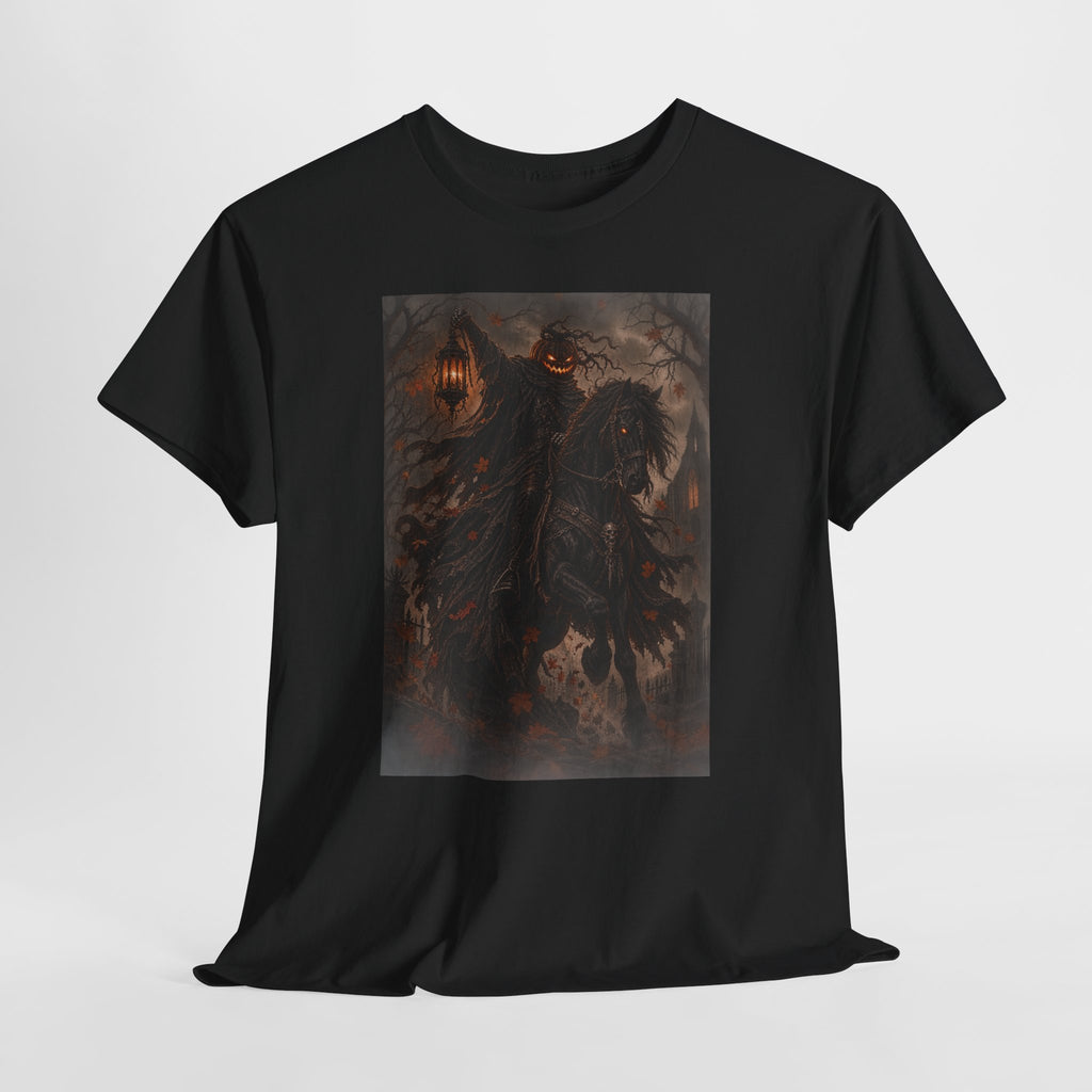 Pumpkin Rider T-Shirt — Jack-O’-Lantern Halloween Graphic