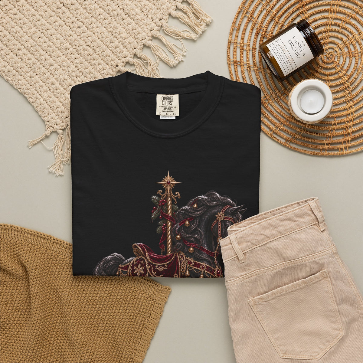 Carousel Horse T-Shirt — Vintage Carnival Ride