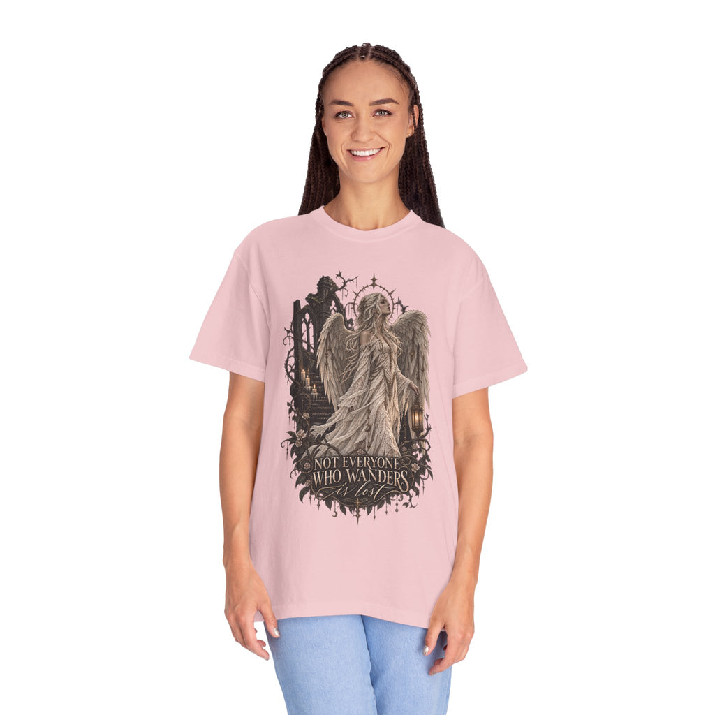 Angel Guardian T-Shirt — “Not Everyone Who Wanders”