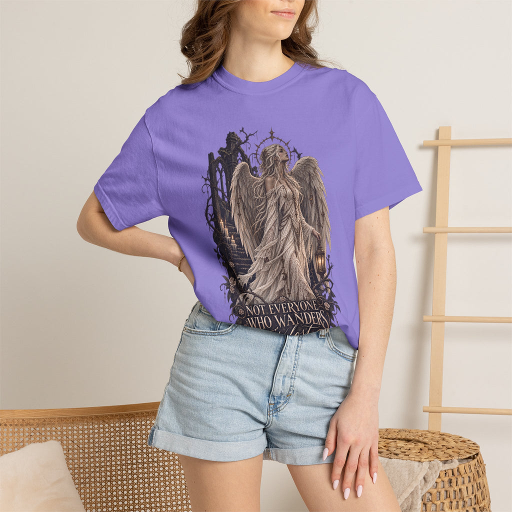 Angel Guardian T-Shirt — “Not Everyone Who Wanders”
