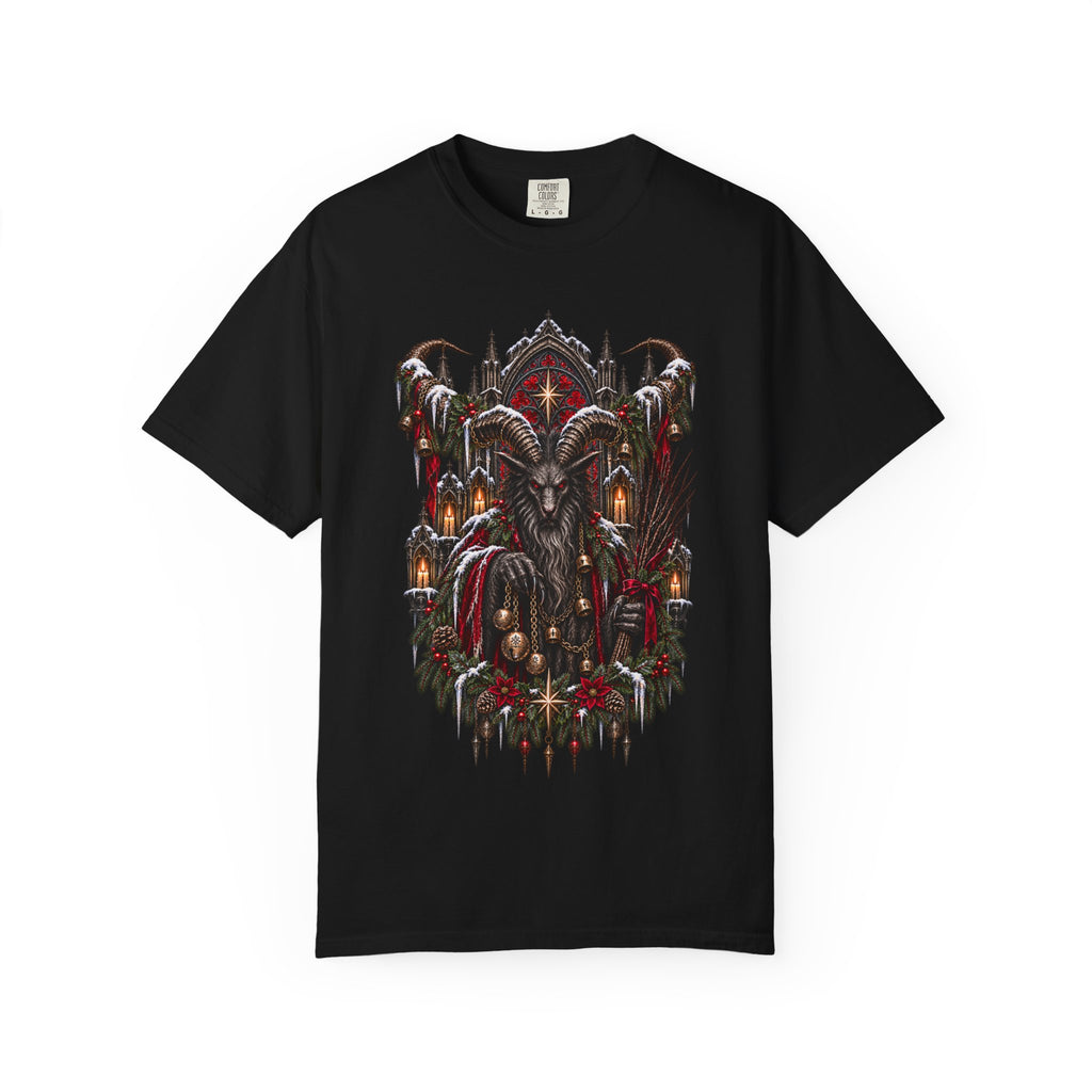 Krampus T-Shirt — Dark Alpine Christmas Folklore Art