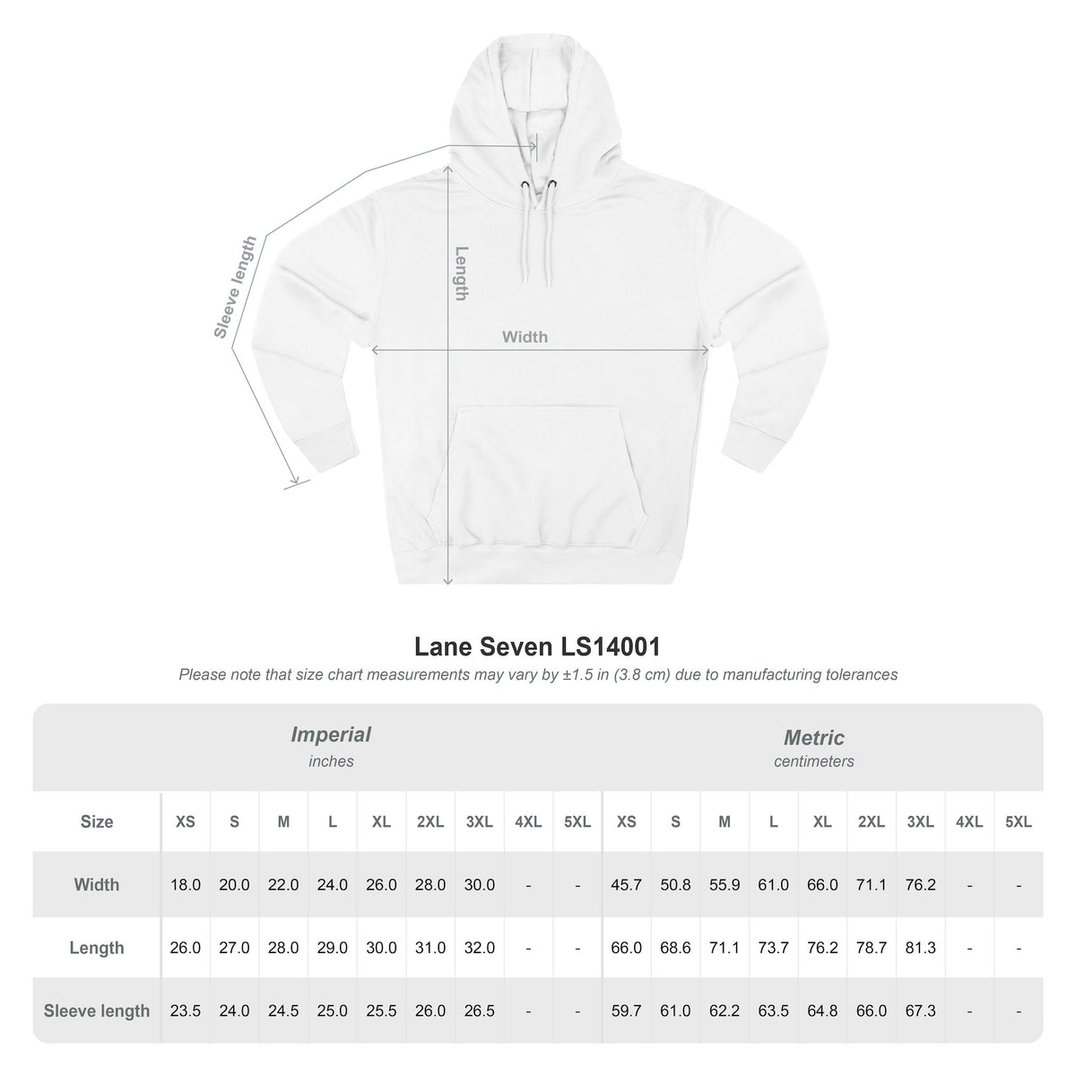 Perfectly Misaligned Hoodie — Minimalist Serif Design